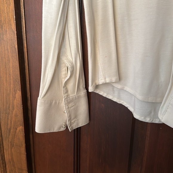 White House Black Market White Button Down Blouse - Picture 7 of 10